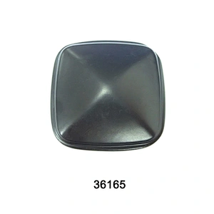 Sand Black Square Cabinet Knobs Aluminum Pull Handles 36165