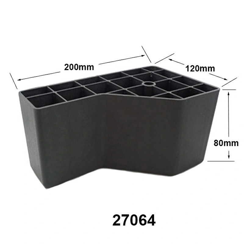 H80 Cabinet Adjustable Leg L type plastic furniture legs