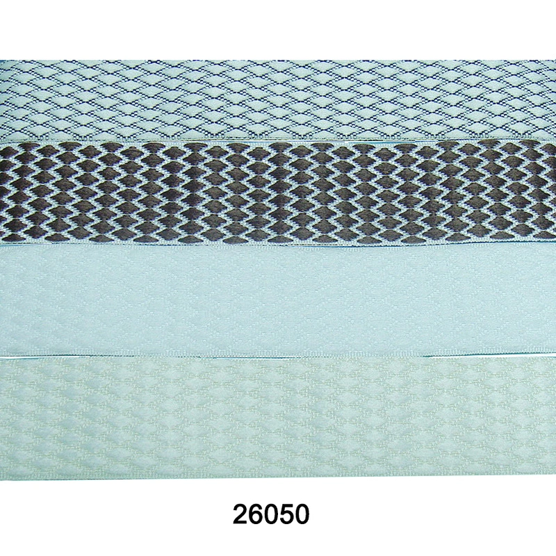Colorful Knitted 100% Polyester Mattress Edge Webbing Tape