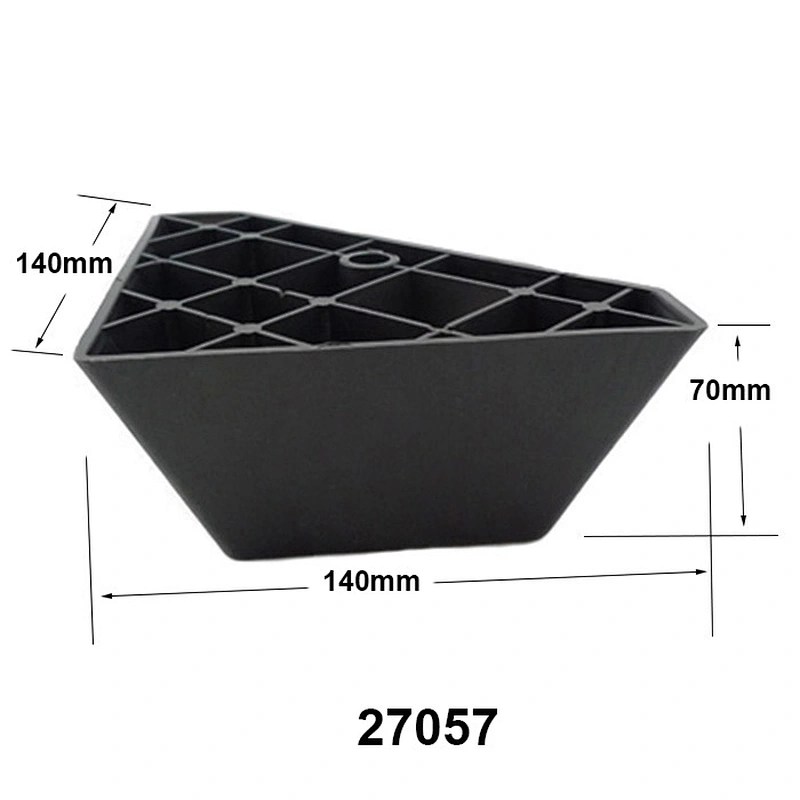 Hot sale Plastic Furniture Triangle Sofa Legs
