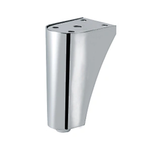 Unique design white rubber metal furniture leg for beds