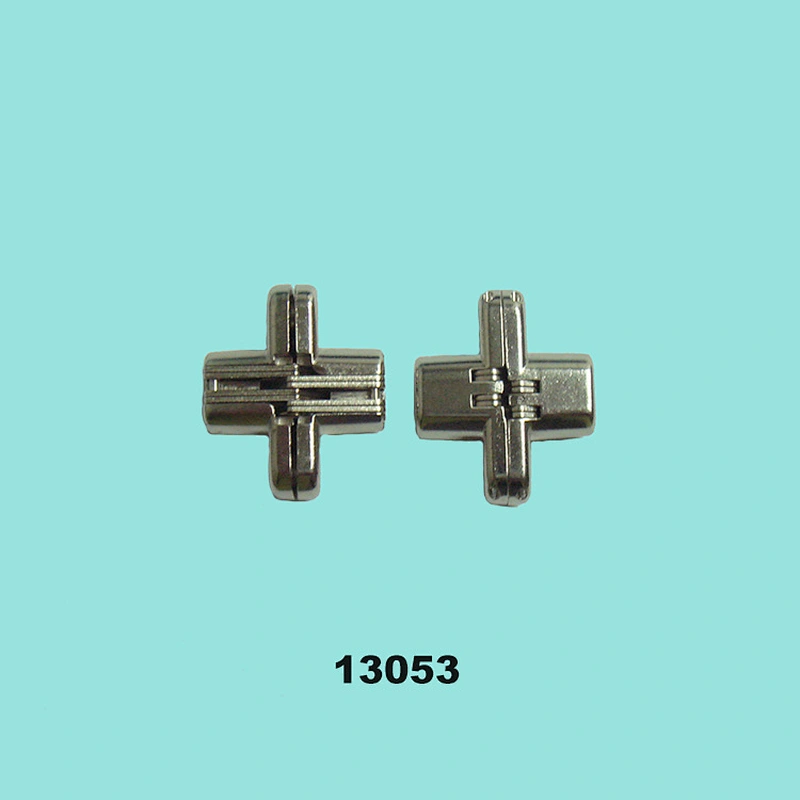 Unique design Zinc alloy cross hinge,folding concealed hinge