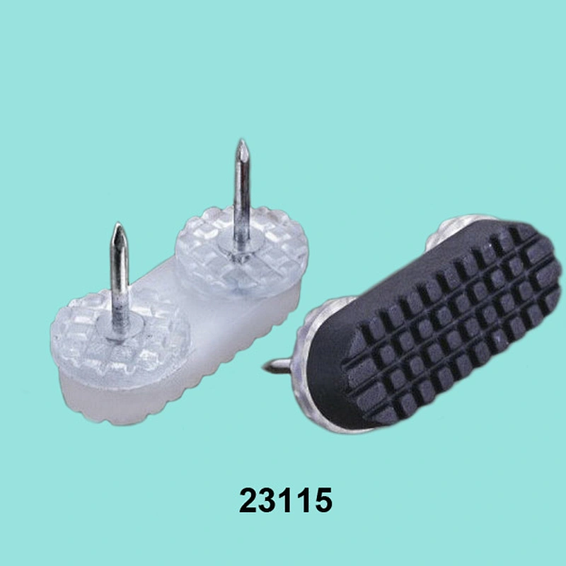 Two Nail Pins with Two Rubber Pads Adjustable Feet