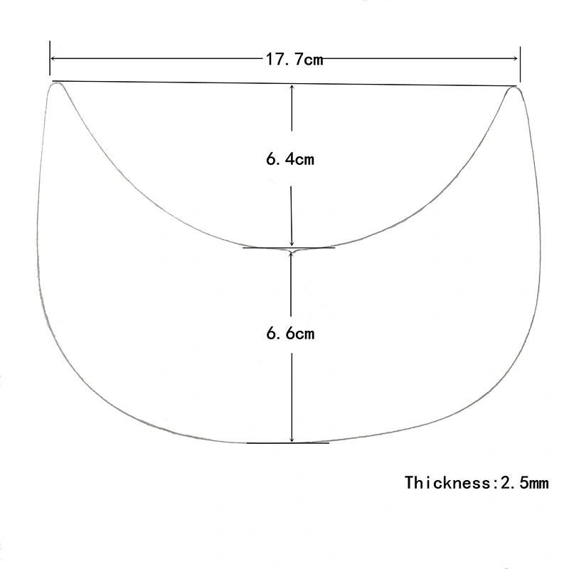 Customized Plastic Golf Sun Visor for Cap/Hat 32031