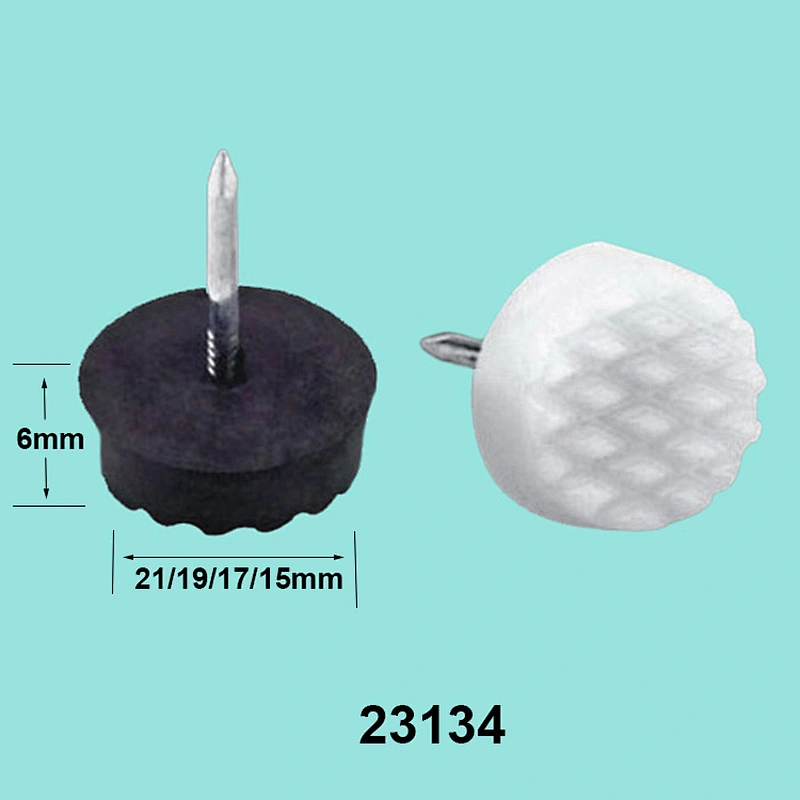 Small furniture hardware fitting adjustable feet nails