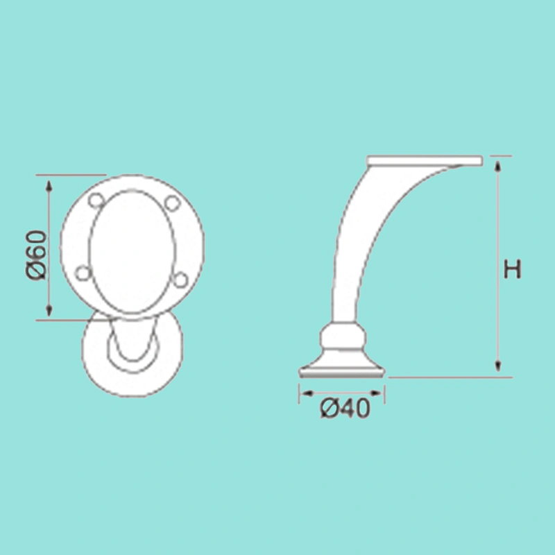 High quality and competitive price of metal sofa legs