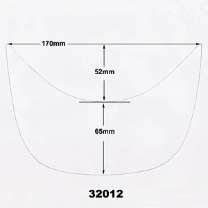 Flat Baseball Plastic Cap Visor peaks