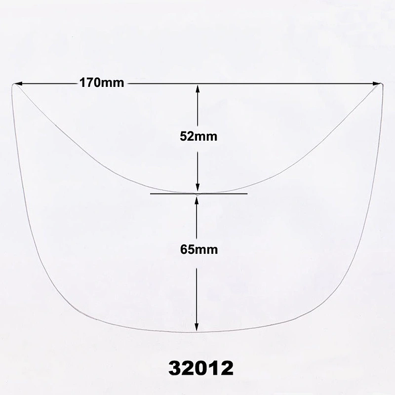 Flat Baseball Plastic Cap Visor peaks