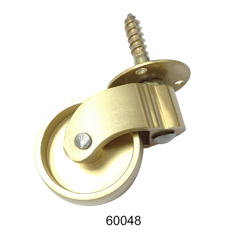 Furniture screw type Brass Caster Wheel for suitcase 60048