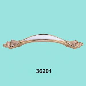 European fancy zinc alloy new cabinet pull handle for furniture