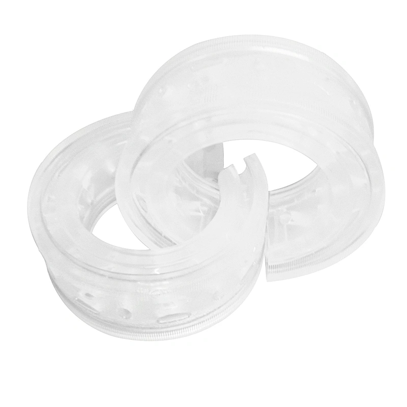 Transparent coil spring cushion buffer model E