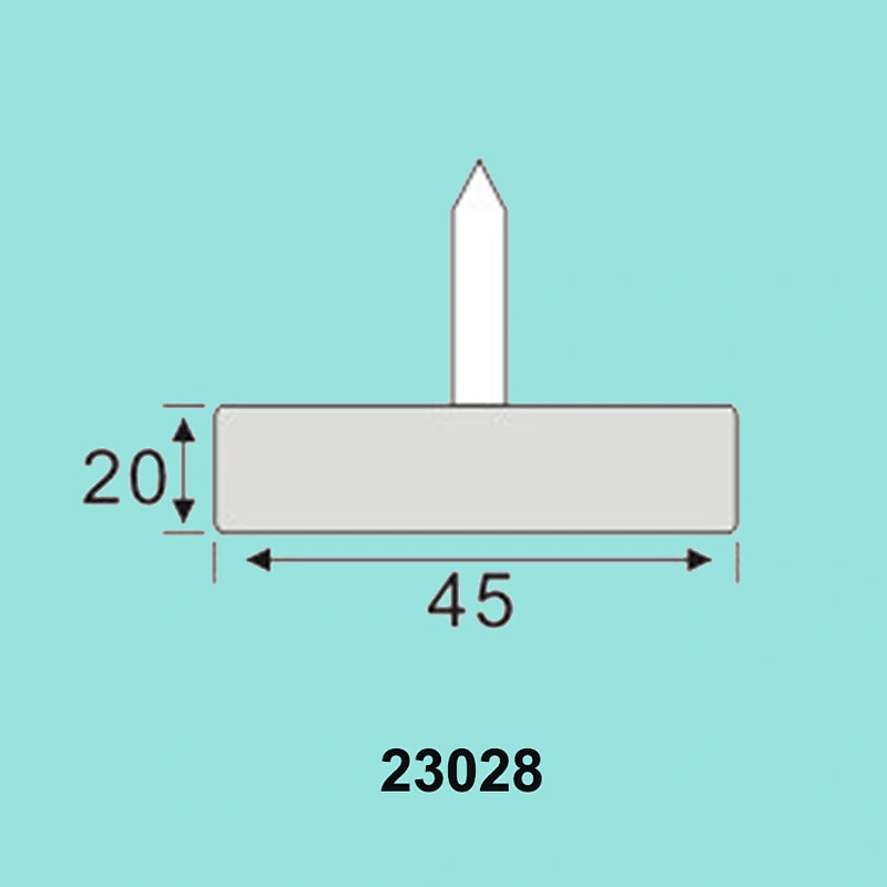 Plastic chair glide tacks for furniture sofa feet