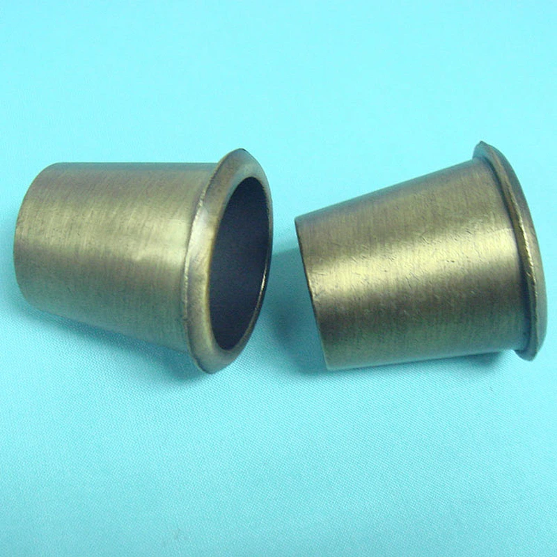 Circular zinc alloy furniture wheel brass caster cups
