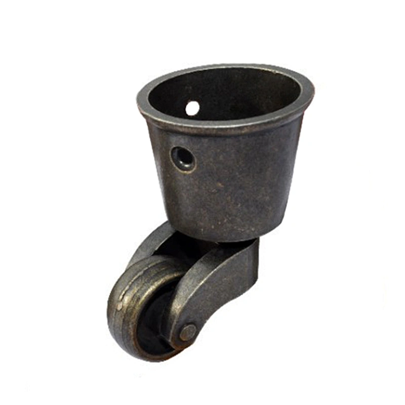 Antique processing small brass sofa caster wheel 60128
