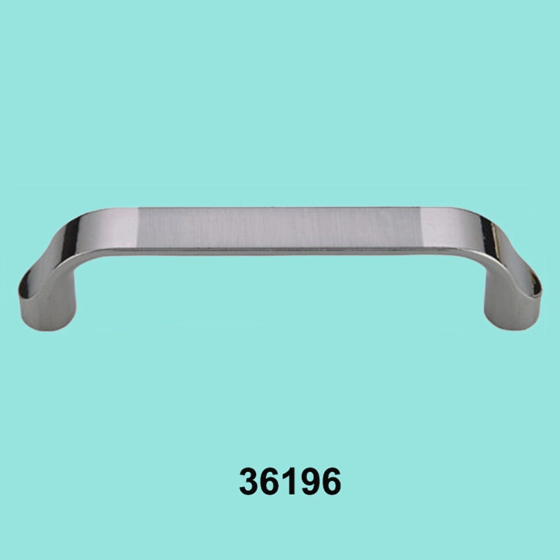 Grey desk flat drawer door pull handles for office furniture