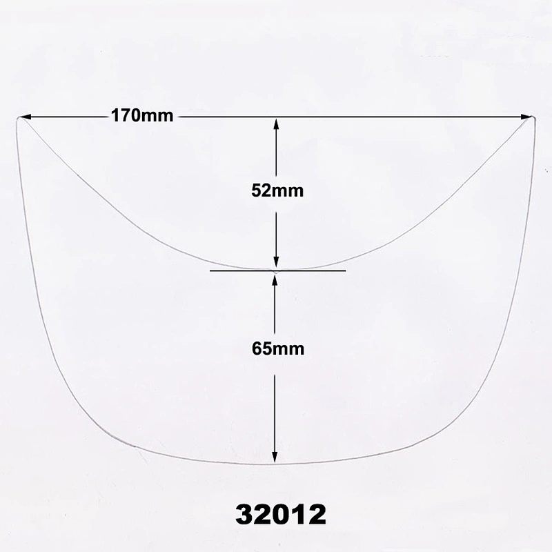 PE Material Plastic Flat Hat Brim Inserts 32012