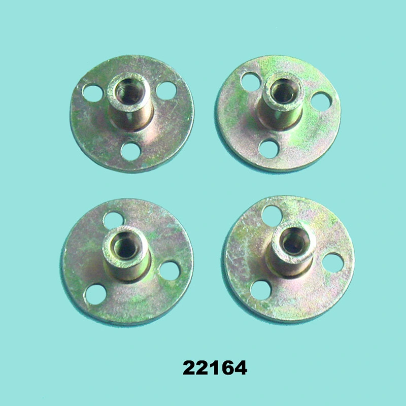 Metal M6 Round Base T Nut,brad hole tee tut