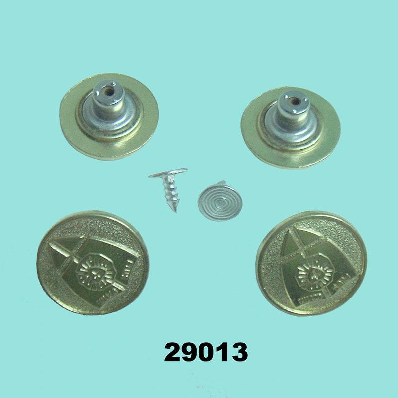 Fancy Metal shank button for jeans