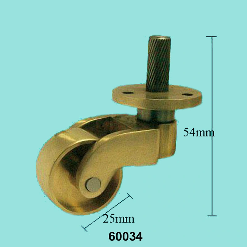 Manufacturing Brass Round Furniture Caster Chair Wheel