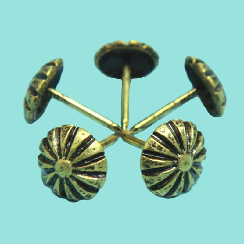 2017 Newest designed sofa button with nail for furniture/favorable price