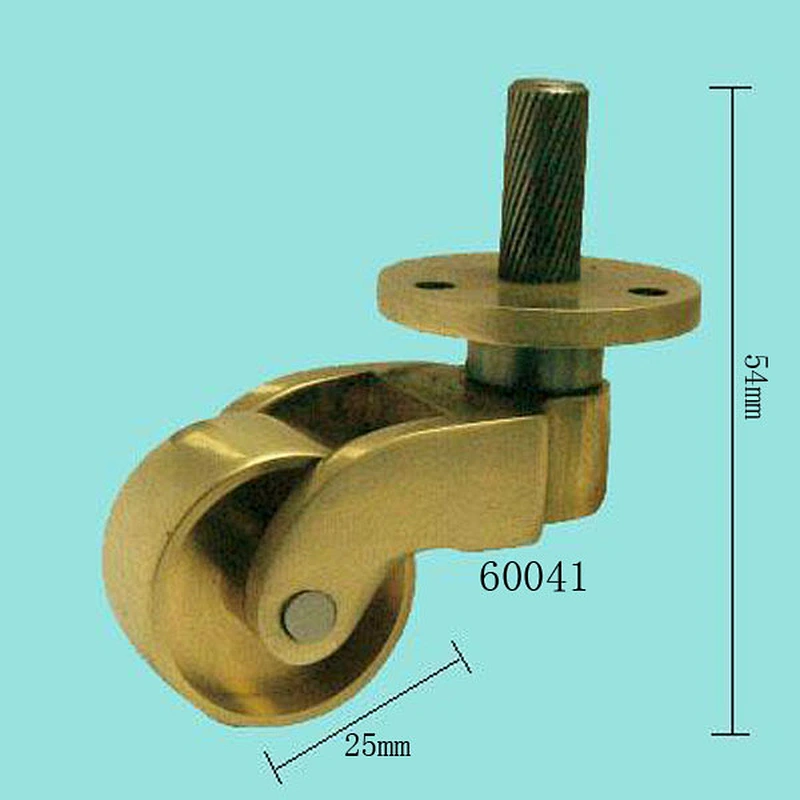 Manufacturing Brass Round Furniture Caster Chair Wheel