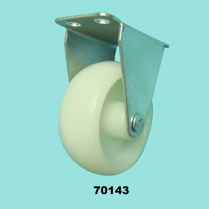 Manufacturing White Nylon Swivel Caster Wheel for Furniture 40mm