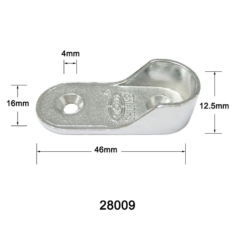 Wardrobe holder Tube Flange Clothes hanging tube Flange 28009