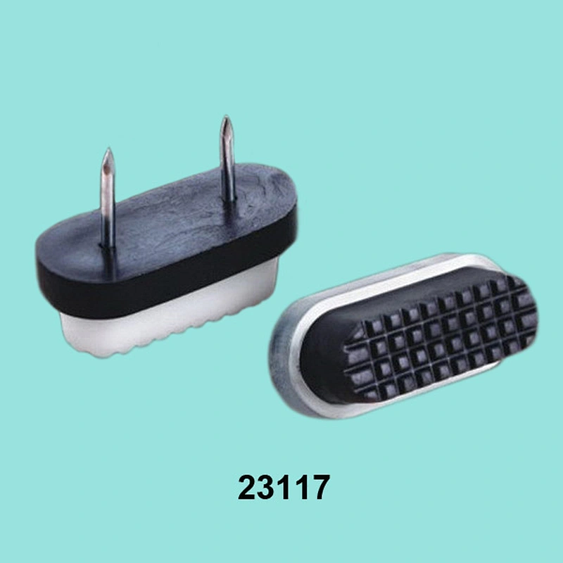 plastic chair glide nail with iron foot pin