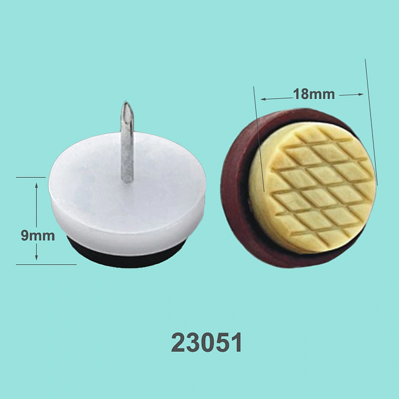 Colorful furniture iron screw glides Plastic Chair Nail