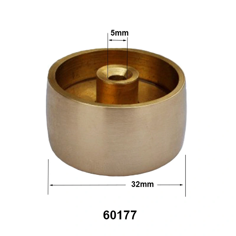 Round single brass wheel for caster parts furniture accessories
