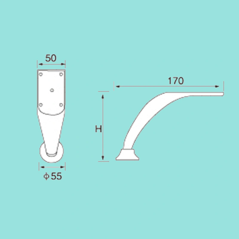 Fancy metal furniture legs,hollow metal sofa leg