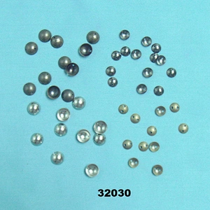 Decorative two hole brass semicircle beads,domed bead caps