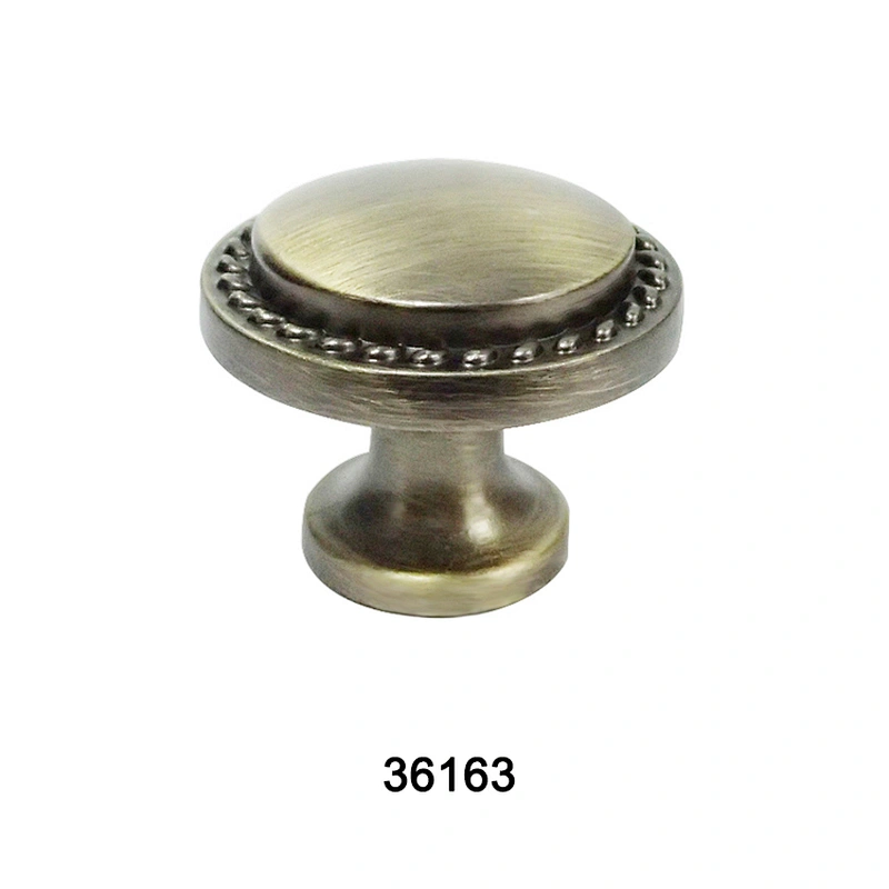 Zinc Alloy Single Hole Round Kitchen Cabinet Knobs and pulls 36163