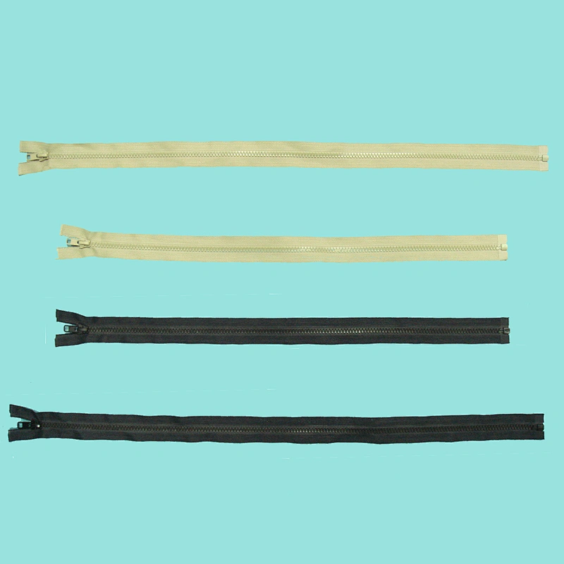 Black long chain nylon zipper for furniture sofa