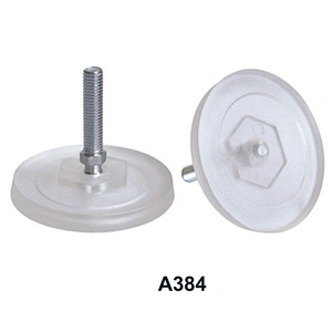M8 Transparent PC adjustable cabinet leveling feet