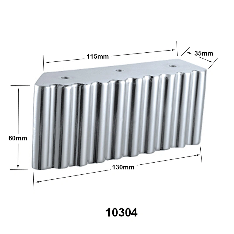 H60mm Contemporary metal furniture legs Iron striped Sofa Leg