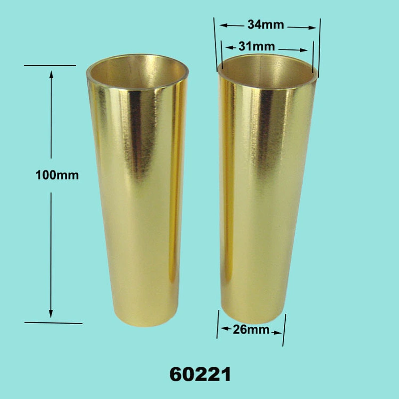 Gold Long Brass Legs Cups for Furniture 60221
