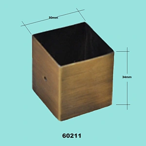 Durable antique Brass Caster Cups Furniture leg protector