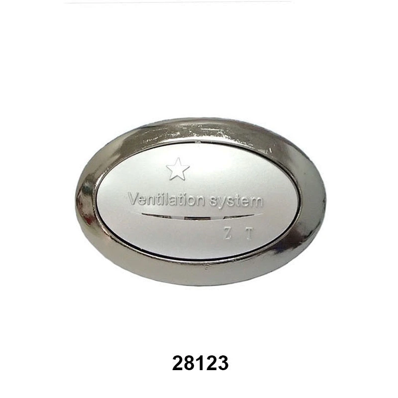 Plastic silver oval Shape Air Vents Mattress Ventilators