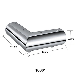 Iron white rubber V type Metal Kitchen cabinet Furniture Legs