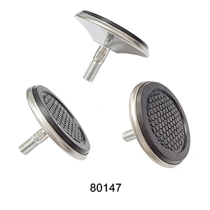 M10 Chrome Plated Furniture Iron Adjustable Feet For Sofa and Chair 80147