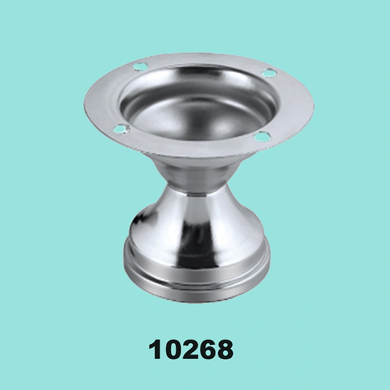 Double cup shape metal Furniture Leg,chrome metal chair legs feet