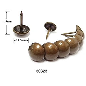 Vintage style natural brass Sofa Nails 30323