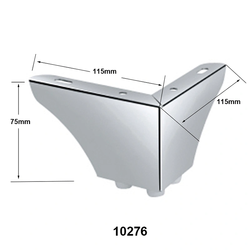 Triangle Metal Furniture Sofa leg Replacement Hardware Part