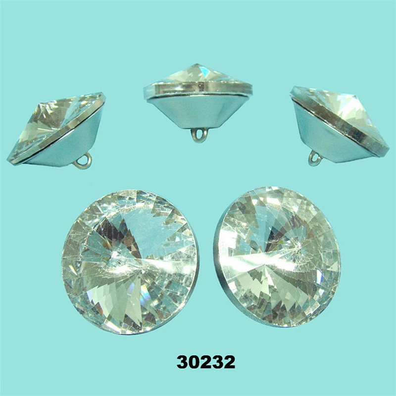 A-grade round crystal nail button for upholstery cover of sofa