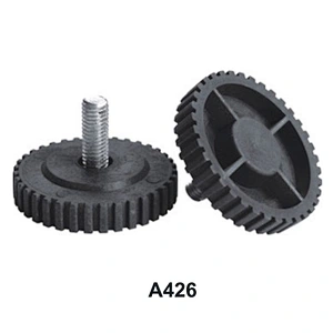 50mm Adjustable plastic leveling feet large base glides