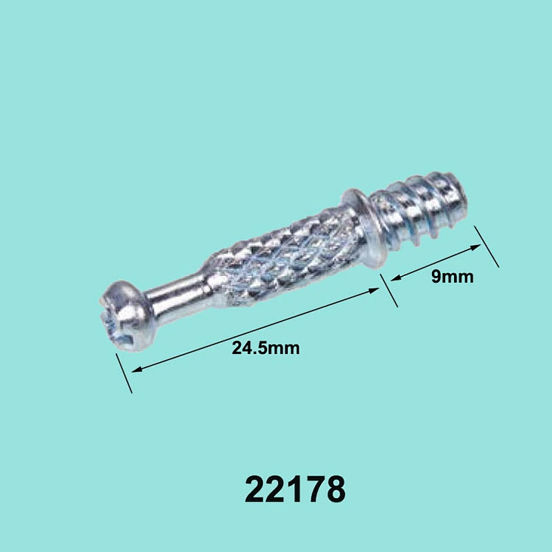 Decorative galvanized steel knurled screws and bolts