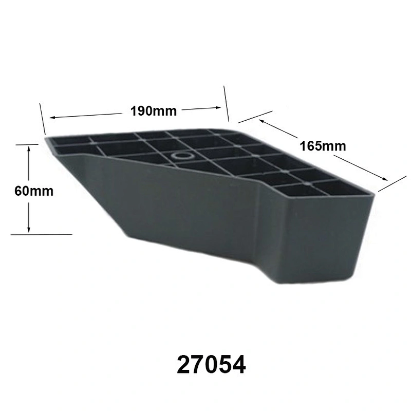Sanded black right angle Sofa Legs