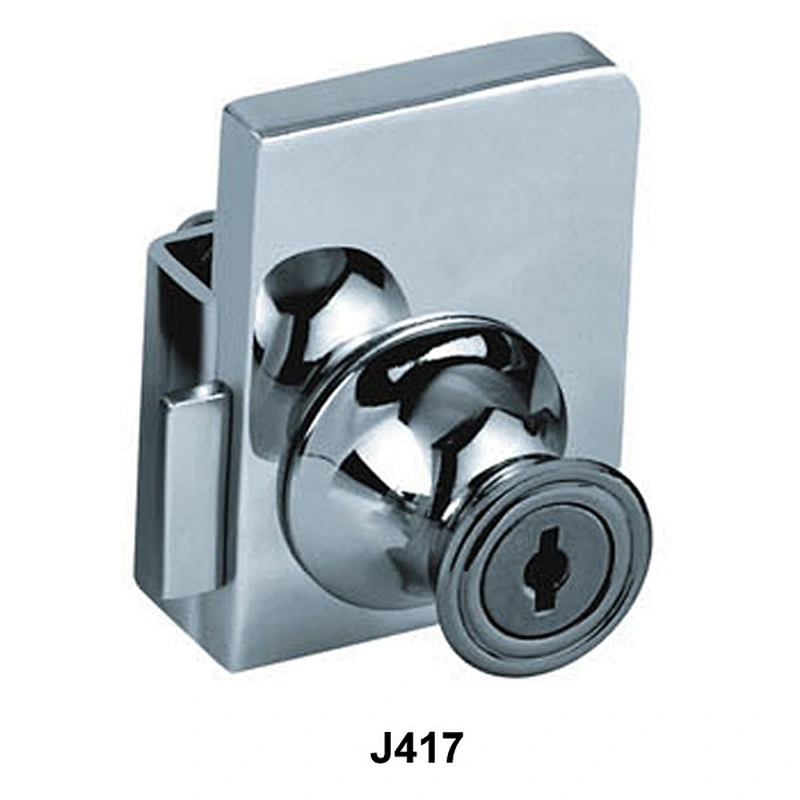 Practical and durable Safety Glass Drawer Lock with Long Trail two keys