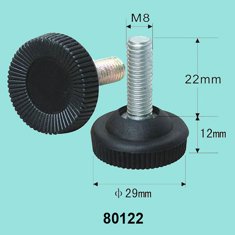 Plastic adjustable articulated Skidproof furniture feet